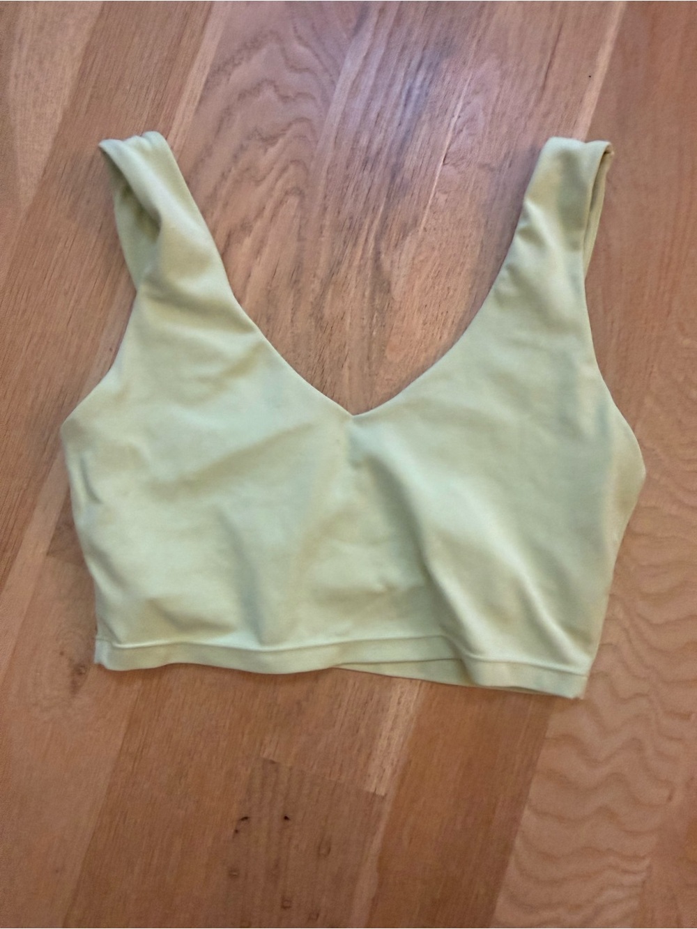 Paragon Fitwear Light Yellow V-Neck Bralette Tank